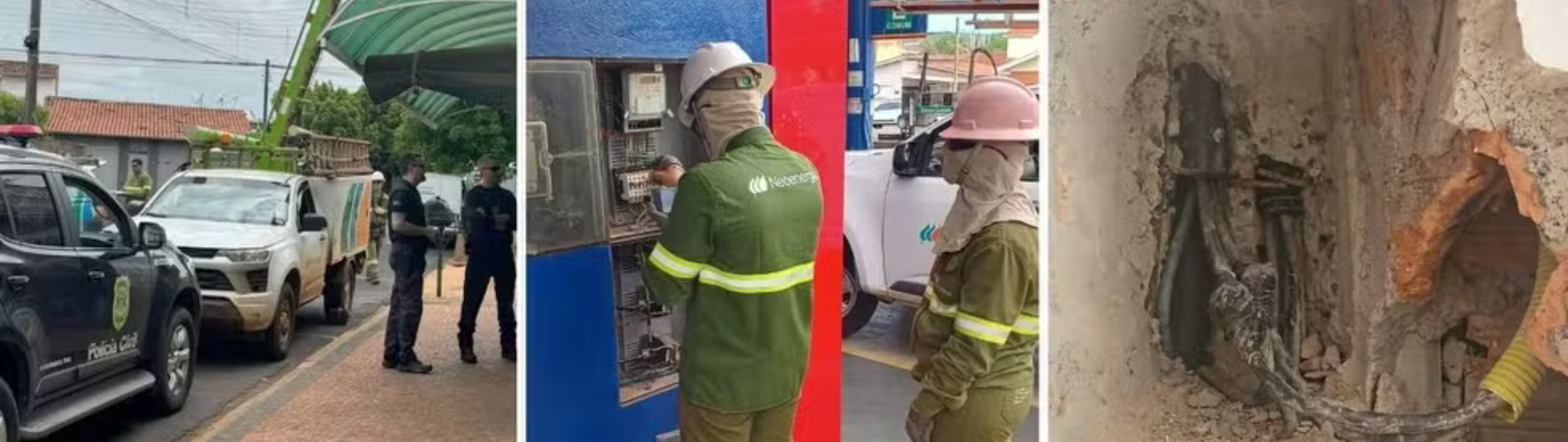 Quatro pessoas são presas em flagrante por furto de energia em Santa Cruz das Palmeiras e Tambaú