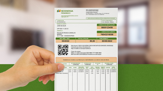 Distribuidoras da Neoenergia agora oferecem um QR Code para clientes pagarem a conta via Pix (Foto Reprodução/Internet)